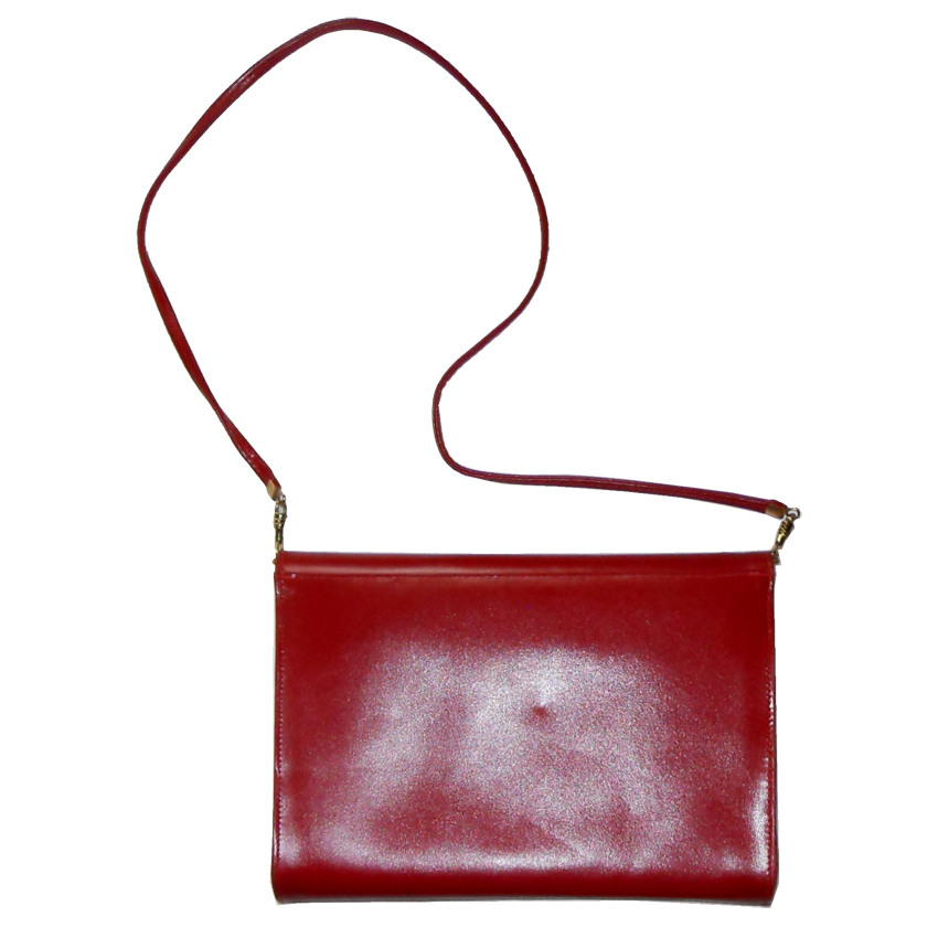 Vintage Eros Red Leather and Snakeskin Handbag Vintage Eros England red leather and snakeskin handbag