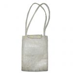 Pinky USA vintage cream and gold leather handbag