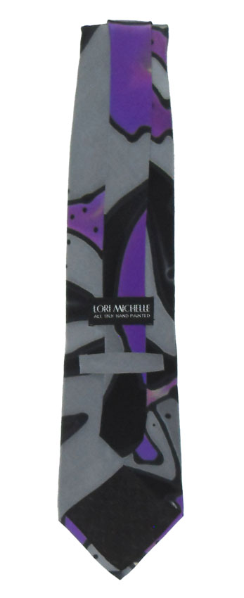 Lori Michelle handpainted silk tie