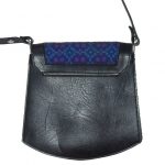Blue and Purple tapestry front shoulder bag