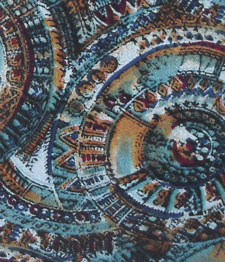 Henry Grethel silk tie with an abstract design