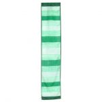 Long green design scarf made in Italy