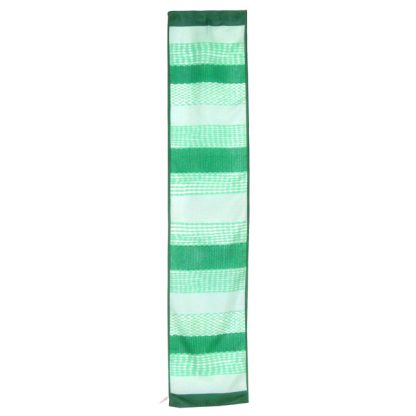 Long green design scarf made in Italy
