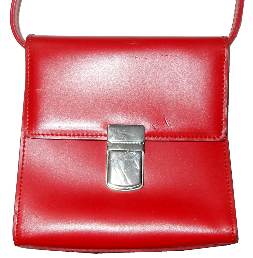Furla Red Leather Handbag Furla red leather handbag
