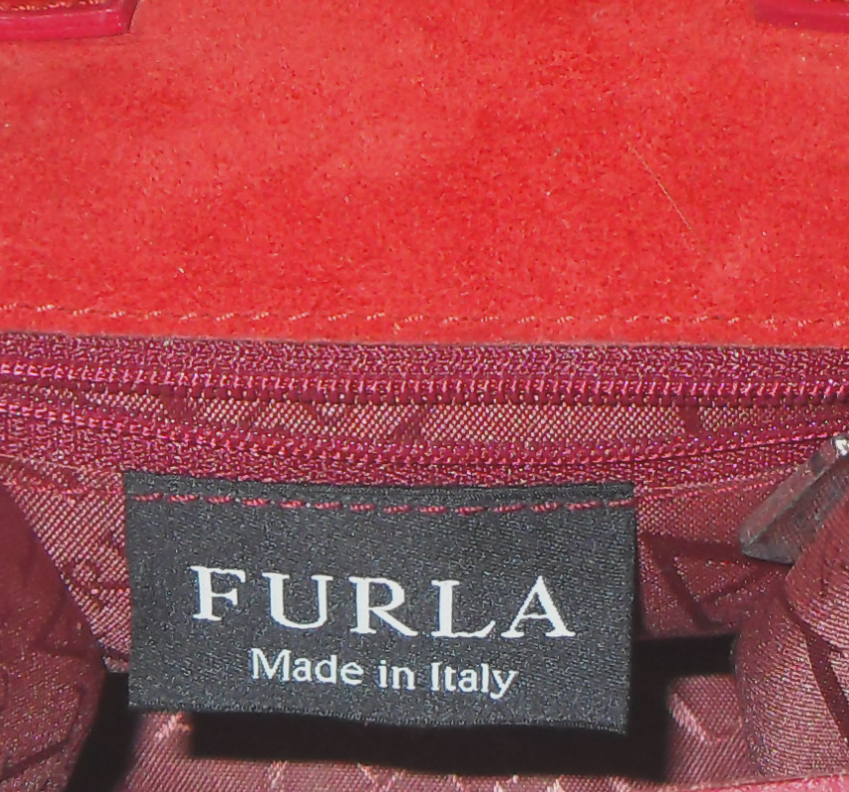 Furla Red Leather Handbag Furla red leather handbag