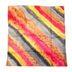 Silk scarf with a vibrant design