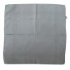 Grey silk pocket square
