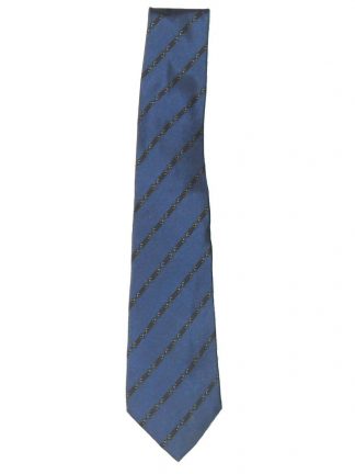Charles Jourdan blue silk vintage tie