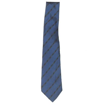 Charles Jourdan blue silk vintage tie