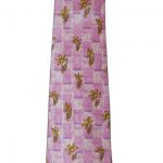 Christian Lacroix floral design silk tie