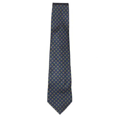 Blue background silk Kurt Geiger tie