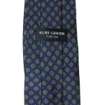 Blue background silk Kurt Geiger tie