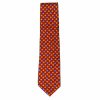 Bally leaf design silk tie