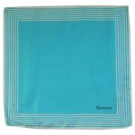 Baccarat blue silk scarf