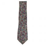 Graphic multi coloured print silk tie by Missoni