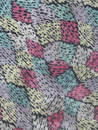 Multi coloured graphic print silk tie by Missoni
