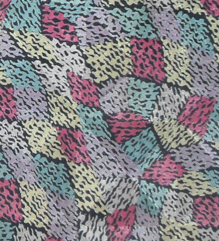 Multi coloured graphic print silk tie by Missoni