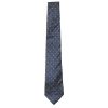 Armani vintage blue design silk tie