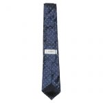 Armani vintage blue design silk tie