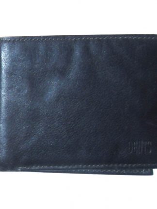 Dents black grained leather wallet