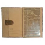 Ubrique lizard skin and nubuck wallet with a nubuck and moiré fabric interior