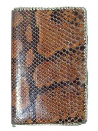 Snakeskin vintage wallet with fold out pockets