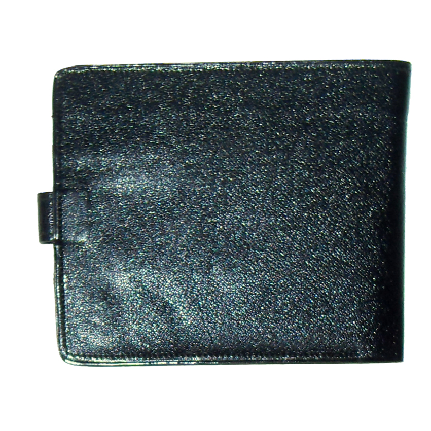 Keystone Black Fold Over Wallet