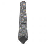 Dunhill animal design silk tie