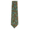 1970s Harry Fenton velvet floral print tie