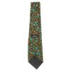 1970s Harry Fenton velvet floral print tie