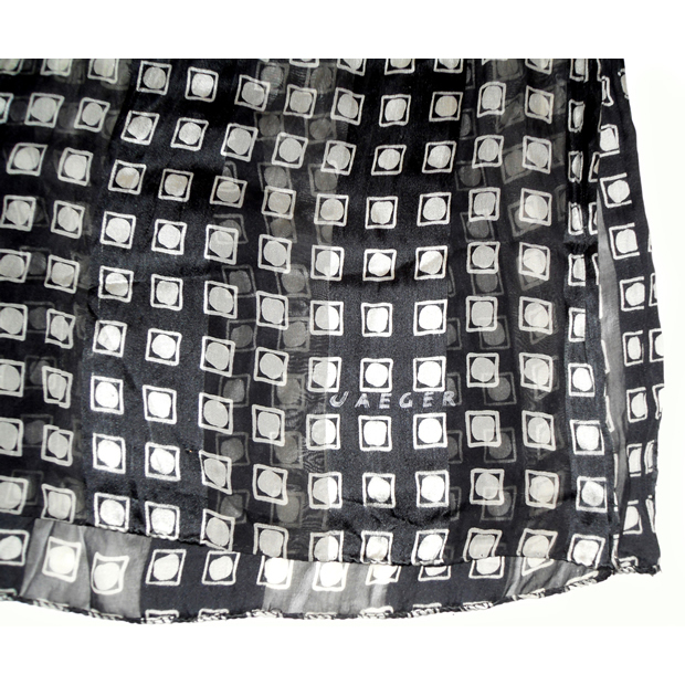 Jaeger long silk scarf