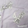 Jacqmar silk scarf with a design of vintage cars