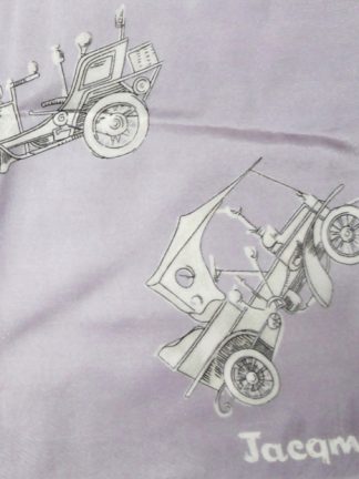 Jacqmar silk scarf with a design of vintage cars