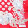 Jacqmar red floral design silk scarf