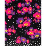 Jaeger textured silk scarf with a bright floral design