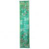 Blumarine long silk floral design scarf