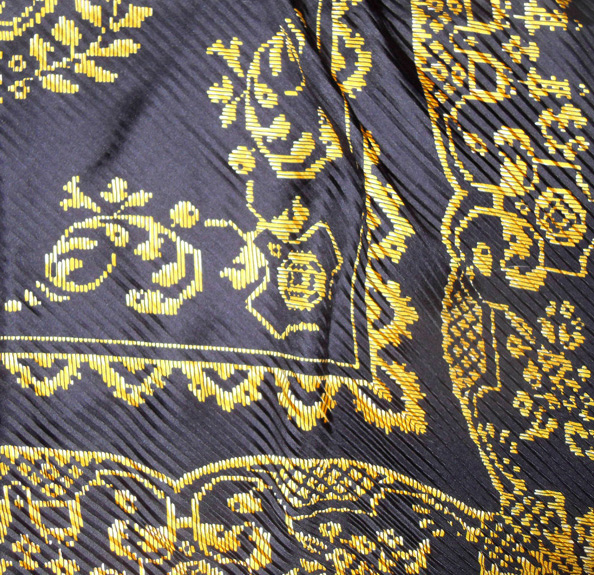 Pleated silk scarf from the Metropolitan Museum of Art