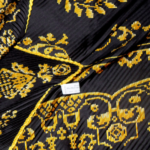 Pleated silk scarf from the Metropolitan Museum of Art