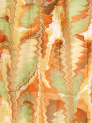 Marbles - handprinted in London - marbled silk scarf - Robert Ashley