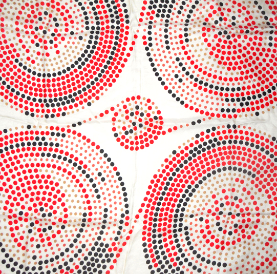 Richard Allan spot design silk scarf