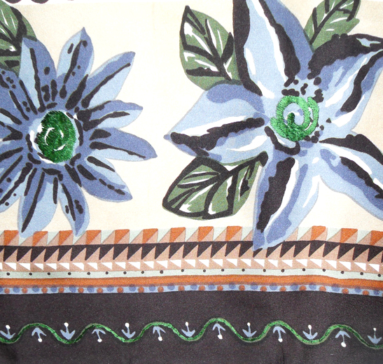 Esprit silk scarf with embroidered detail