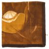 Gucci 1978 brown and gold butterfly design silk scarf