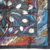 Liberty of London silk scarf with an abstract design of tulips