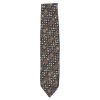 Emilio Pucci silk tie with a design in shades of brown