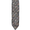 Emilio Pucci silk tie with a design in shades of brown