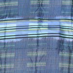 Vintage Liberty silk scarf with a striped design