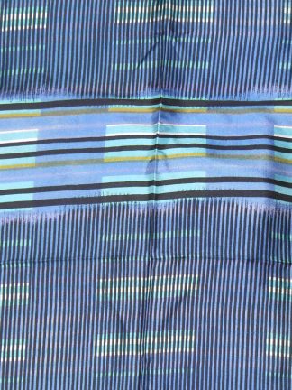 Vintage Liberty silk scarf with a striped design