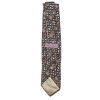 Emilio Pucci silk tie with a design in shades of brown
