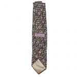 Emilio Pucci silk tie with a design in shades of brown