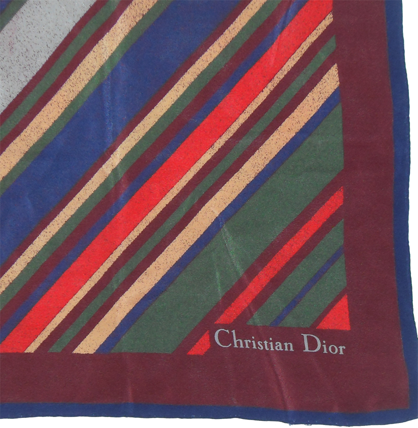 Vintage Christian Dior silk scarf